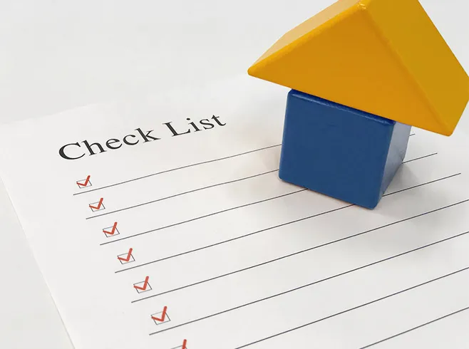 住宅ローン審査のチェックリストイメージ